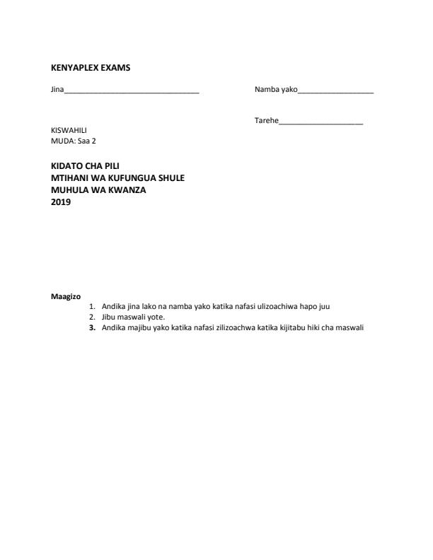 Preview page Kiswahili-Kidato-Cha-Pili-Muhula-Wa-Kwanza-2019-Mtihani-Wa-Kufungua-Shule_15_0.jpg