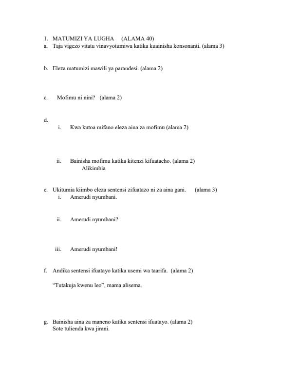 Preview page Kiswahili-Kidato-Cha-Pili-Muhula-Wa-Kwanza-2019-Mtihani-Wa-Kufungua-Shule_15_1.jpg