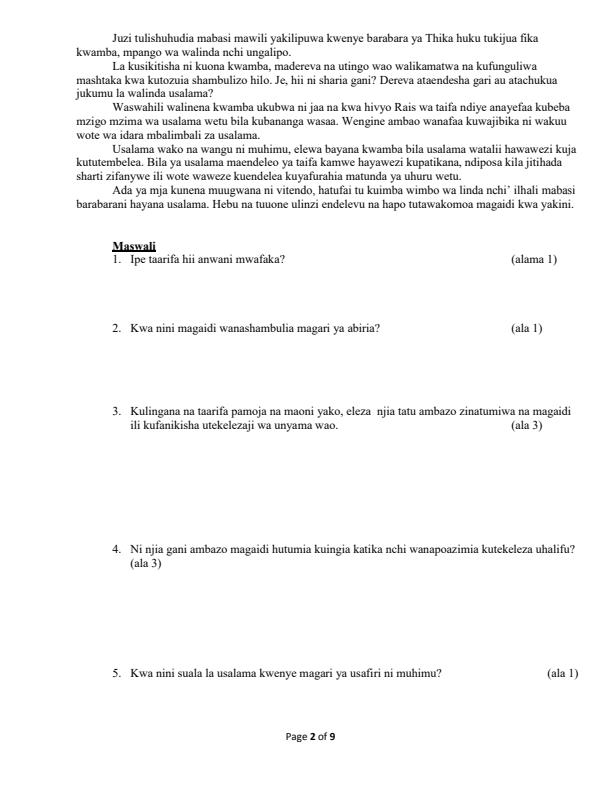 Preview page Kiswahili-Paper-2-Form-3-End-of-Term-1-Examination-2020_602_1.jpg