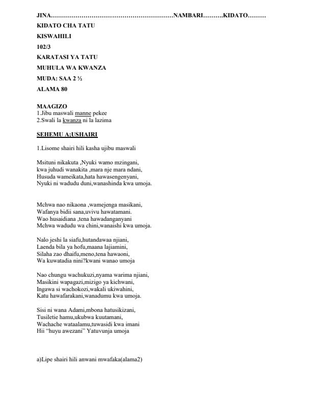 Preview page Kiswahili-Paper-3-Form-3-End-of-Term-1-Examination-2020_603_0.jpg