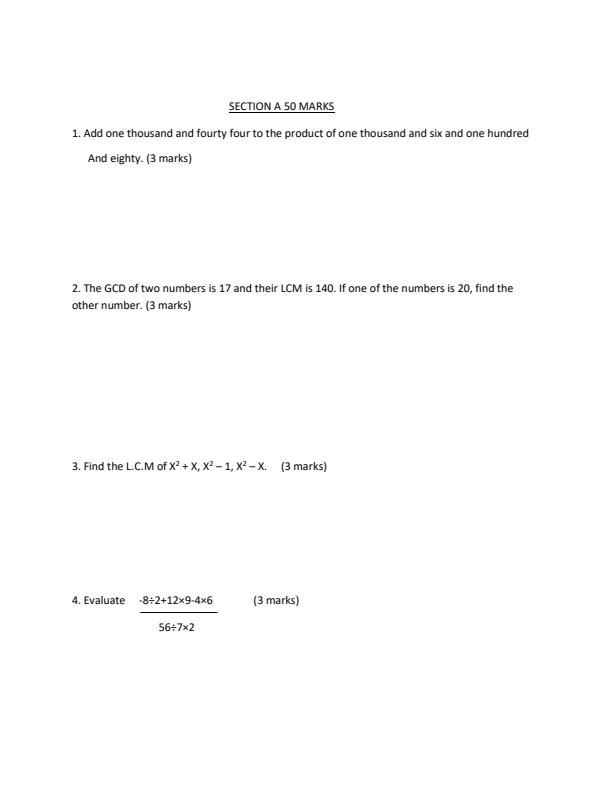 Preview page Mathematics-Form-1-End-of-Term-1-Examination-Version-2-2019_49_1.jpg