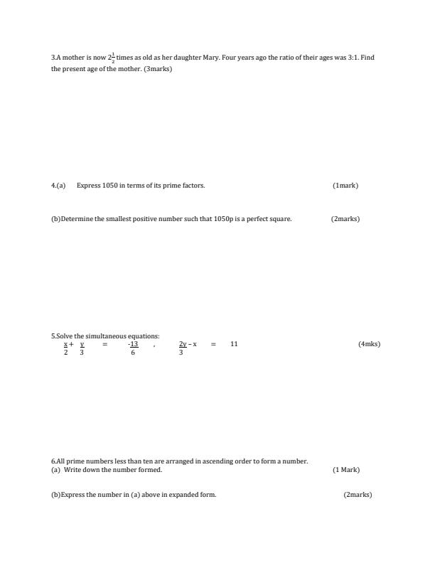 Preview page Mathematics-Form-1-Opener-Term-2-Examination-2019_123_1.jpg