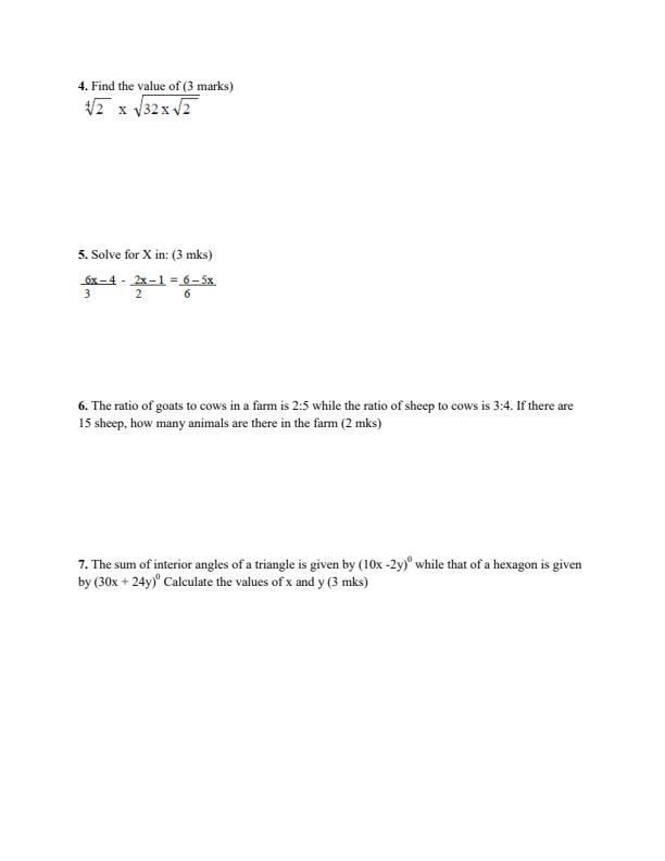 Preview page Mathematics-Paper-1-Form-3-End-of-Term-1-Examination-2020_611_2.jpg