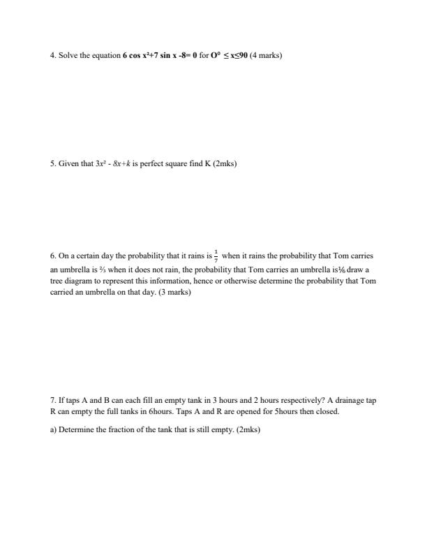 Preview page Mathematics-Paper-2-Form-4-End-of-Term-1-Examination-2020_625_2.jpg