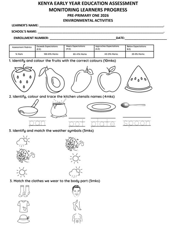 Preview page PP1-Environmantal-Activities-Term-1-2026-Opener-Exam_4926_0.jpg