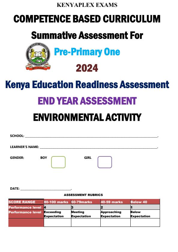 Preview page PP1-Environmental-Activities-End-of-Term-3-Examination-2024_3337_0.jpg