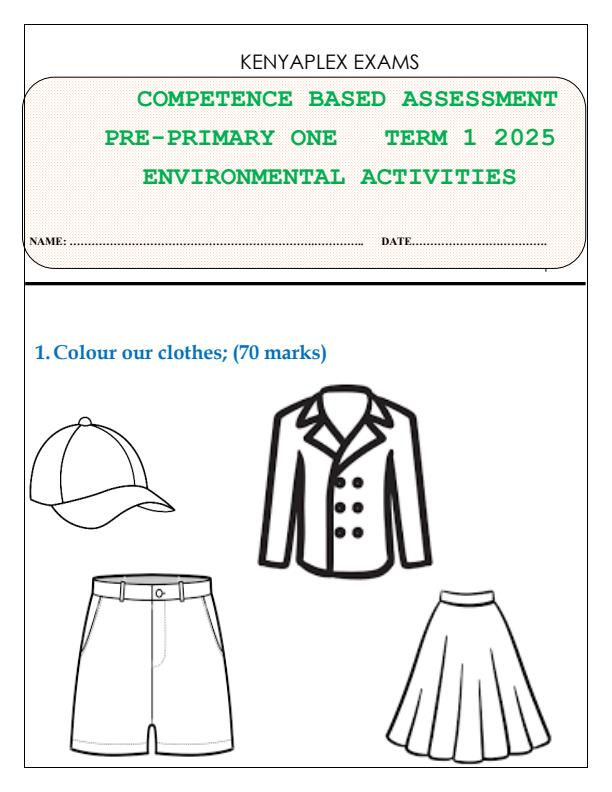 Preview page PP1-Environmental-Activities-Term-1-Opener-Exam-2025_3438_0.jpg
