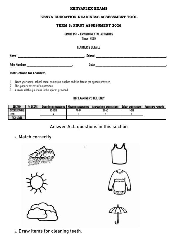 Preview page PP1-Environmental-Activities-Term-3-Opener-Exam-2026_6420_0.jpg