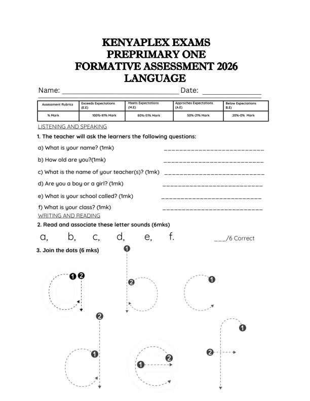 Preview page PP1-Language-Activities-Term-2-Opener-Exam-2026_5525_0.jpg