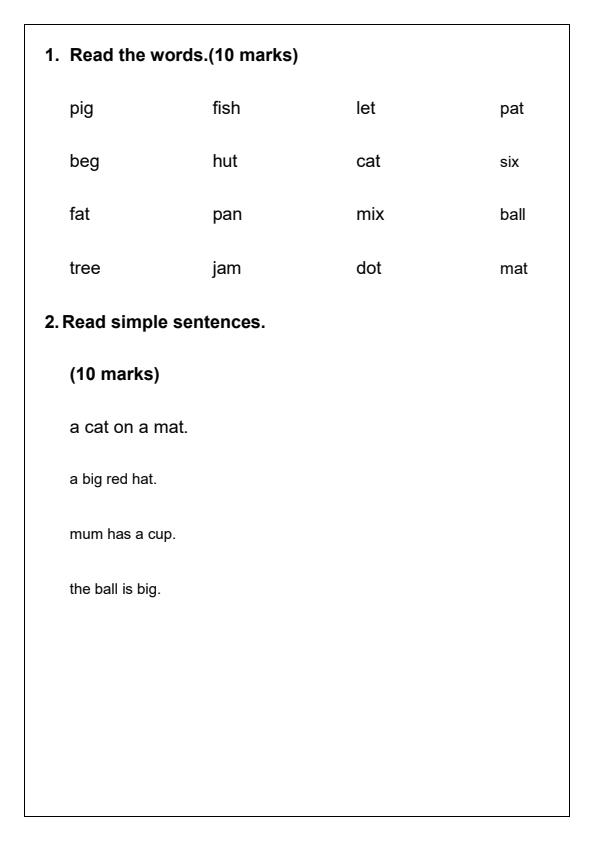 Preview page PP1-Literacy-Activities-Reading-Term-2-Opener-Exam-2025_3968_1.jpg