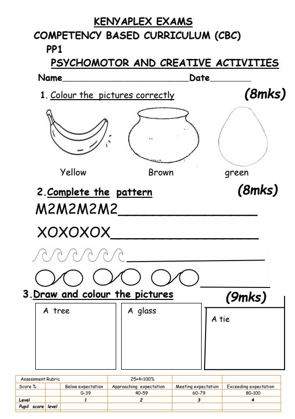 Preview page PP1-Psychomotor-and-Creative-Activities-End-of-Term-1-Examination-2025_3744_0.jpg