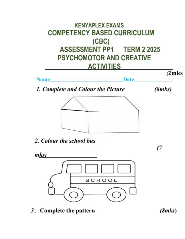 Preview page PP1-Psychomotor-and-Creative-Activities-Mid-Term-2-Exam-2025_4122_0.jpg