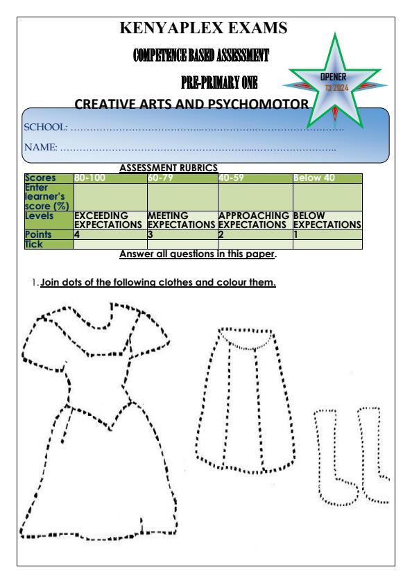 Preview page PP1-Psychomotor-and-Creative-Activities-Term-3-Opener-Exam-2024_2932_0.jpg