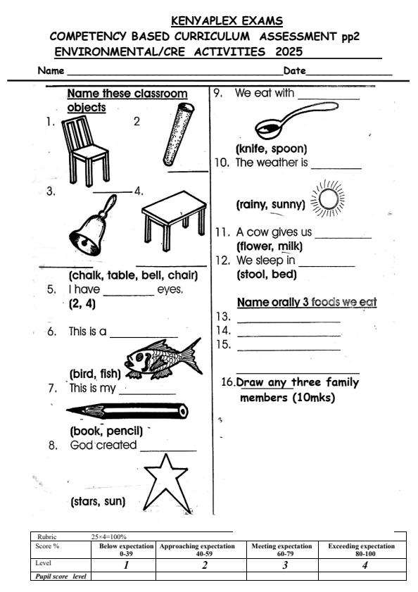 Preview page PP2-Environmental-and-Religious-Activities-End-of-Term-1-Examination-2025_3745_0.jpg