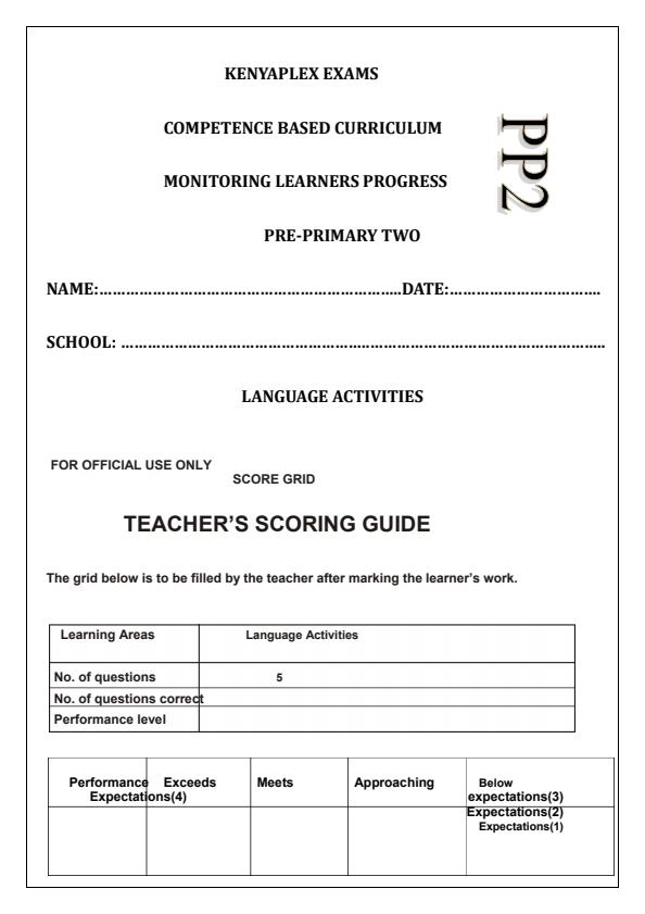 Preview page PP2-Language-Activities-Term-2-Opener-Exam-2025_3974_0.jpg
