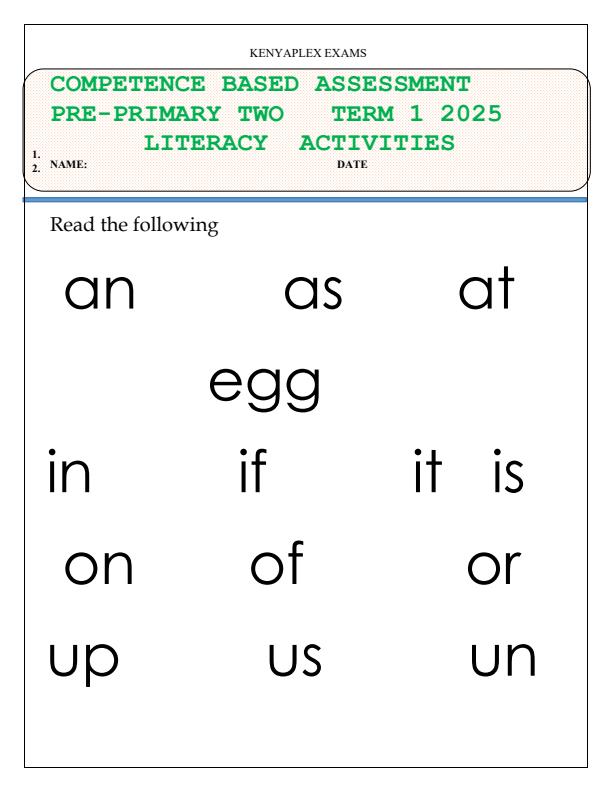 Preview page PP2-Literacy-Activities-Term-1-Opener-Exam-2025_3446_0.jpg