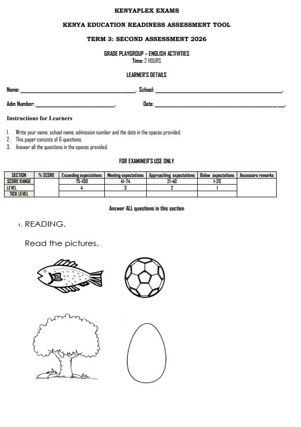 Preview page Paygroup-English-Activities-End-Term-3-Exam-2026_6846_0.jpg