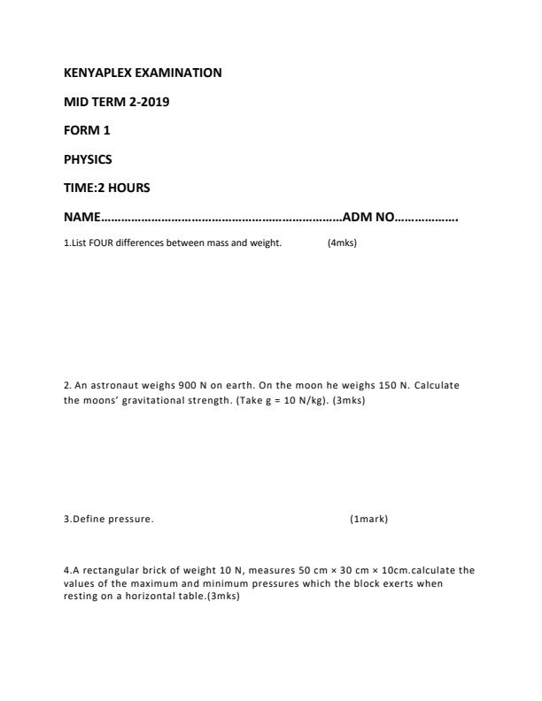 Preview page Physics-Form-1-Mid-Term-2-Examination-2019_171_0.jpg
