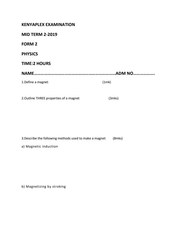 Preview page Physics-Form-2-Mid-Term-2-Examination-2019_172_0.jpg