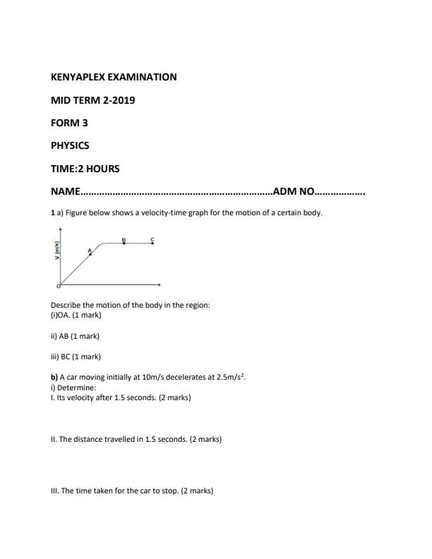 Preview page Physics-Form-3-Mid-Term-2-Examination-2019_173_0.jpg