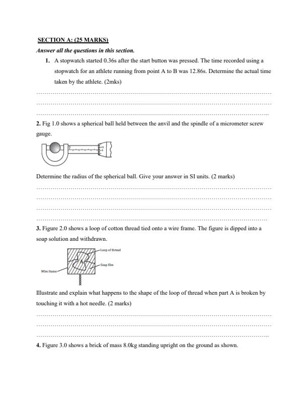 Preview page Physics-Paper-1-Form-3-End-of-Term-1-Examination-2020_630_1.jpg