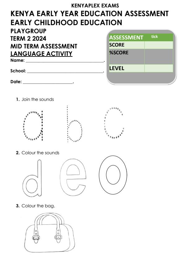 Preview page Play-Group-Language-Activities-Mid-Term-2-Exam-2024_2600_0.jpg