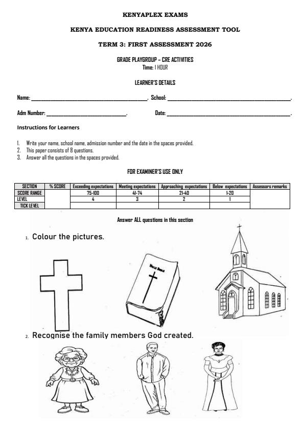 Preview page Playgroup-CRE-Activities-Term-3-Opener-Exam-2026_6434_0.jpg