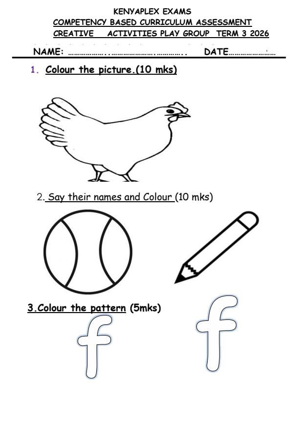Preview page Playgroup-Creative-Activities-September-Assessment-Examination-2026_6674_0.jpg