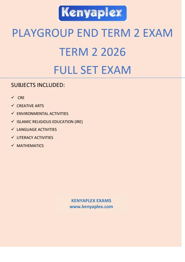 Preview page Playgroup-End-Term-2-Exams-Term-2-2026--Full-Set_6166_0.jpg