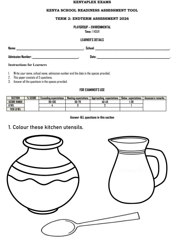 Preview page Playgroup-Environmental-Activities-End-Term-2-Exam-2026_5991_0.jpg