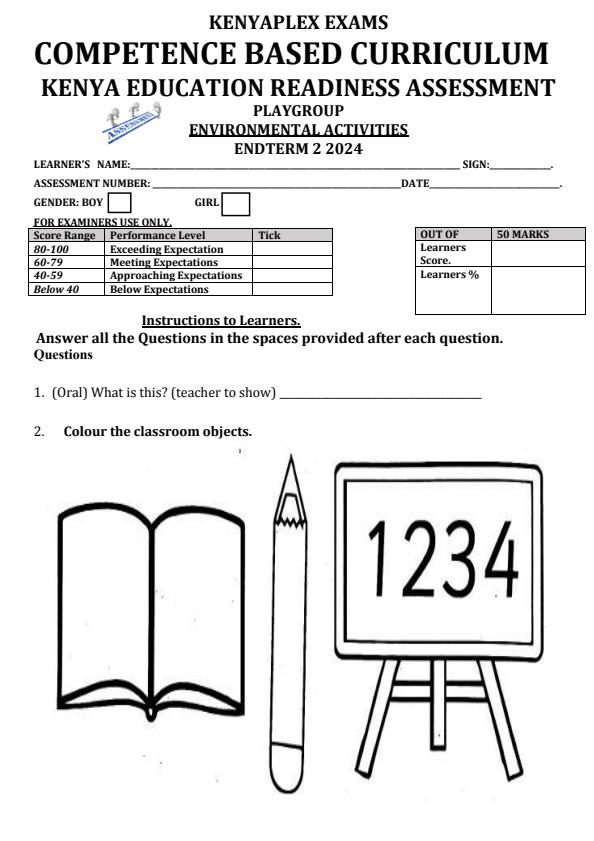 Preview page Playgroup-Environmental-Activities-End-of-Term-2-Examination-2024_2879_0.jpg