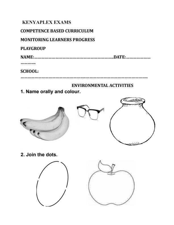 Preview page Playgroup-Environmental-Activities-Term-3-Opener-Exam-2025_4455_0.jpg