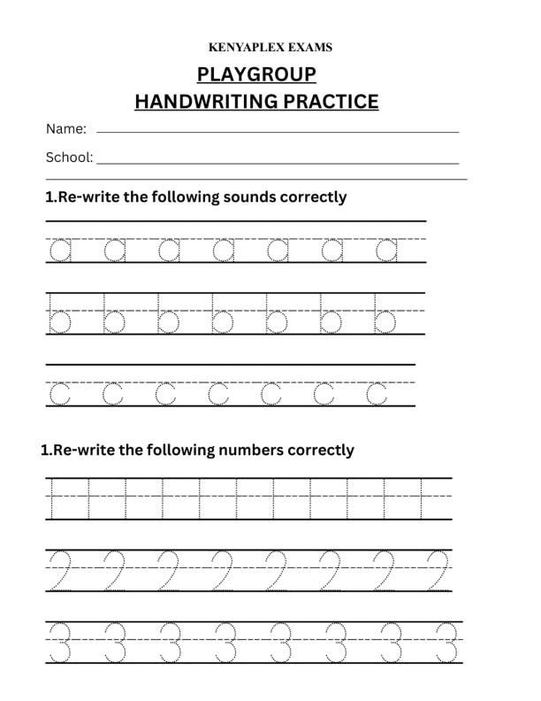 Preview page Playgroup-Handwriting-Practice-Term-2-Opener-Exam-2026_5523_0.jpg