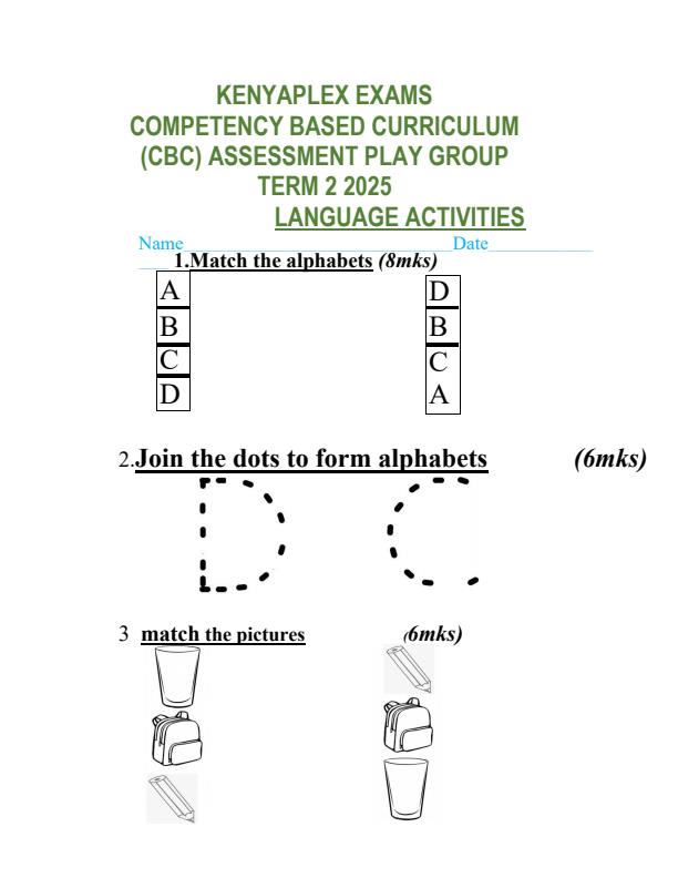Preview page Playgroup-Language-Activities-Mid-Term-2-Exam-2025_4114_0.jpg