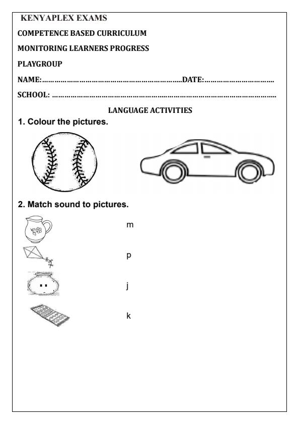 Preview page Playgroup-Language-Activities-Term-3-Opener-Exam-2025_4456_0.jpg