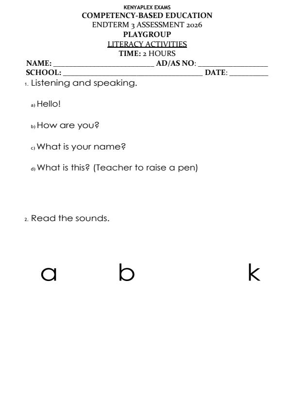 Preview page Playgroup-Literacy-Activities-End-Term-3-Set-2-Exam-2026_7159_0.jpg