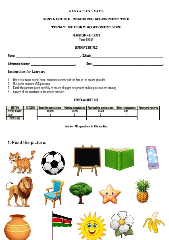 Preview page Playgroup-Literacy-Activities-Mid-Term-2-Exam-2026_5771_0.jpg