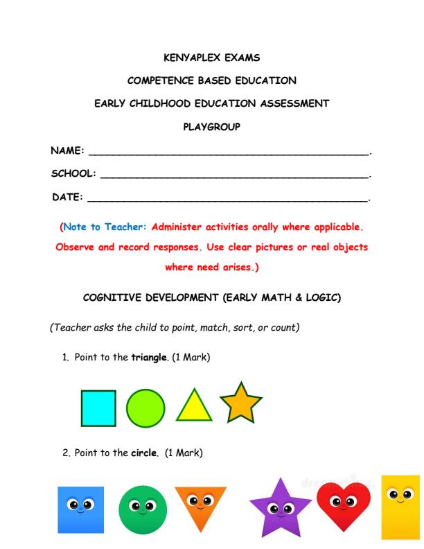 Preview page Playgroup-Mathematics-Activities-End-of-Term-2-Exam-2025_4320_0.jpg