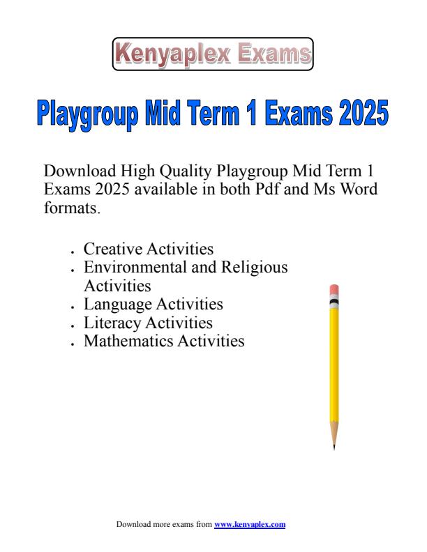 Preview page Playgroup-Mid-Term-1-Exams-2025--Set_3707_0.jpg