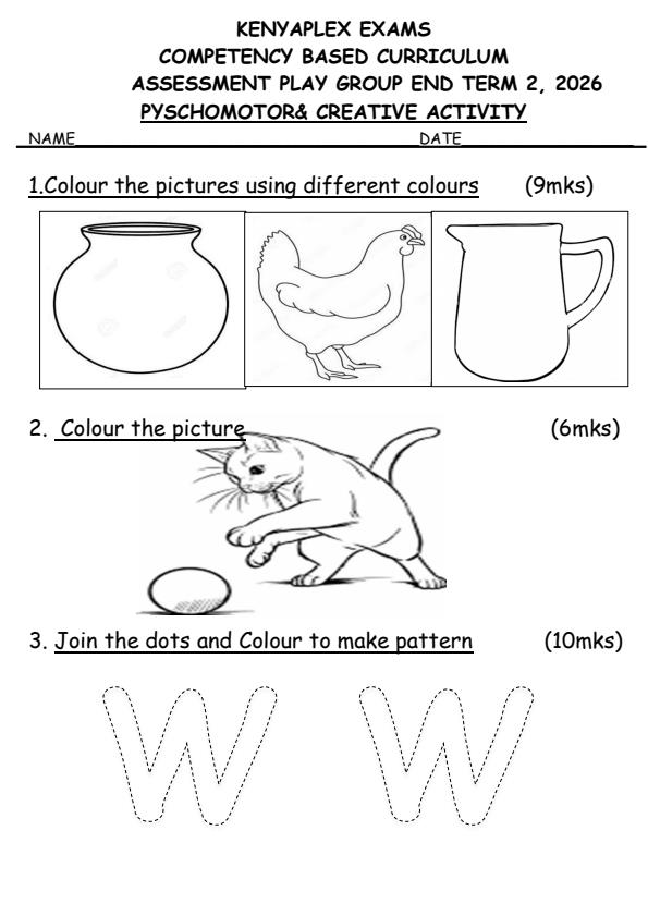 Preview page Playgroup-Psychomotor-Creative-Activity-July-Assessment-Examination-2026_6310_0.jpg