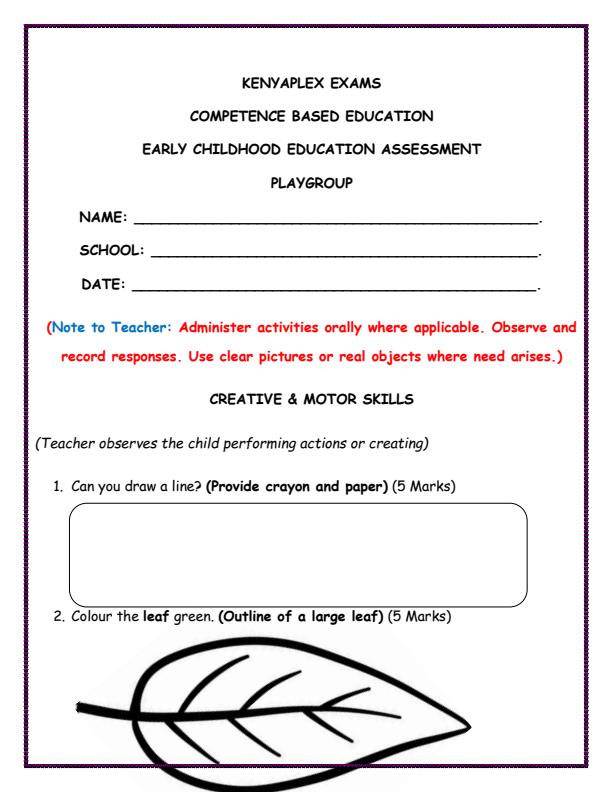 Preview page Playgroup-Psychomotor-and-Creative-Activities-End-of-Term-2-Exam-2025_4317_0.jpg