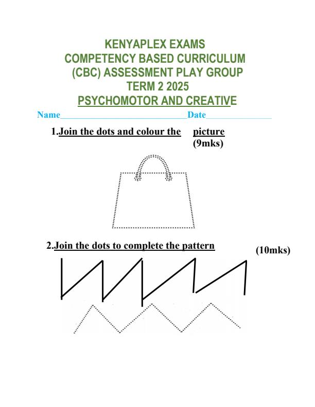 Preview page Playgroup-Psychomotor-and-Creative-Activities-Mid-Term-2-Exam-2025_4116_0.jpg