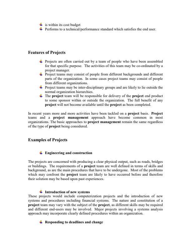 Page 3 –  University of Nairobi Project Management Notes – Kenyaplex