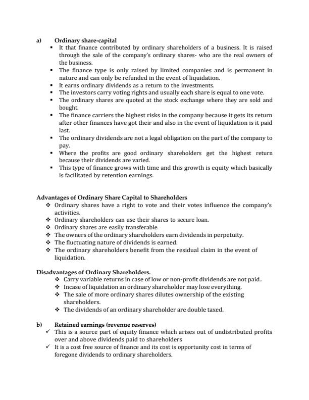 Page 2 – Resource needs for entrepreneurship  notes – Kenyaplex