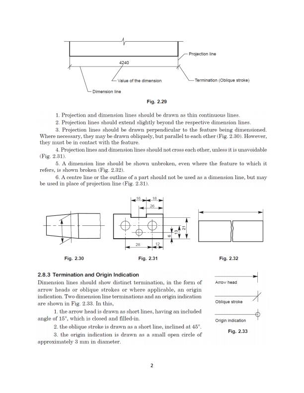 Page 2 – Dimensioning Notes for Engineering Drawing – Kenyaplex