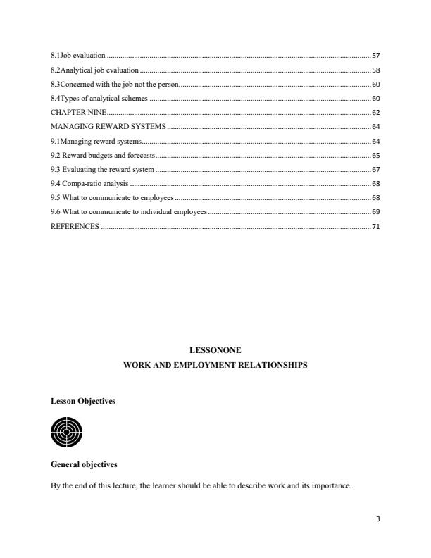 Page 3 – BHM 322: Work and Reward Notes – Kenyaplex