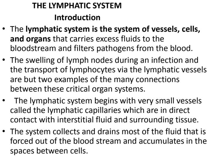 Page 1 – PPH 116: Lymphatic System Notes (In PowerPoint) – Kenyaplex