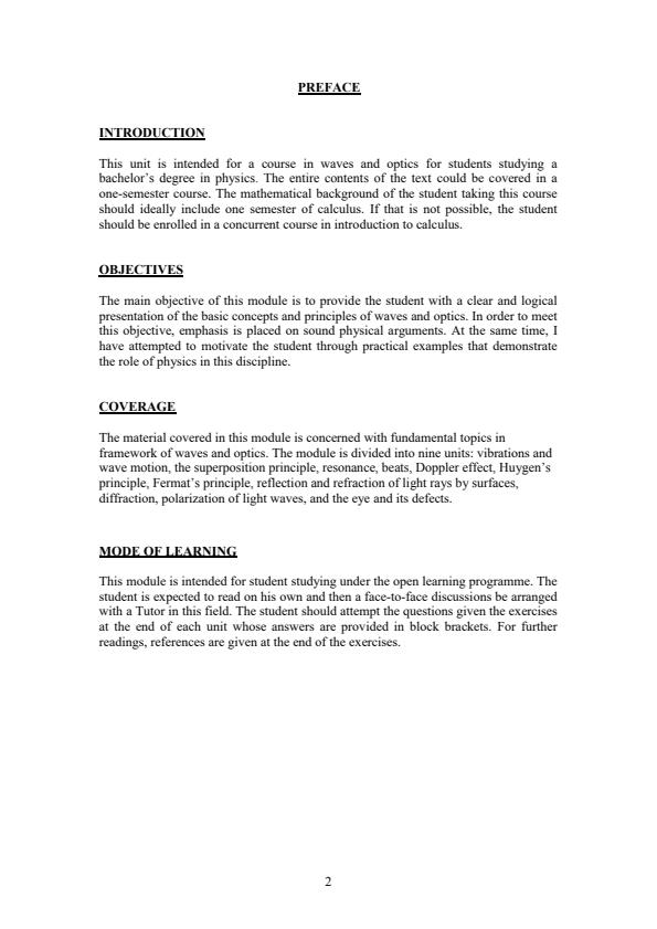 Page 2 – SPH 102: Waves and Optics Notes – Kenyaplex