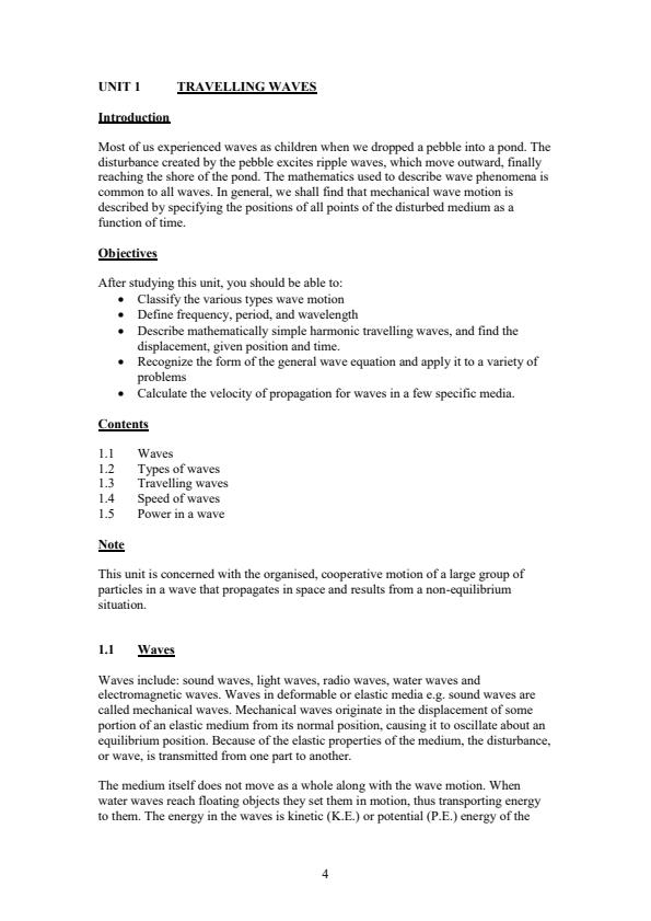 Page 4 – SPH 102: Waves and Optics Notes – Kenyaplex