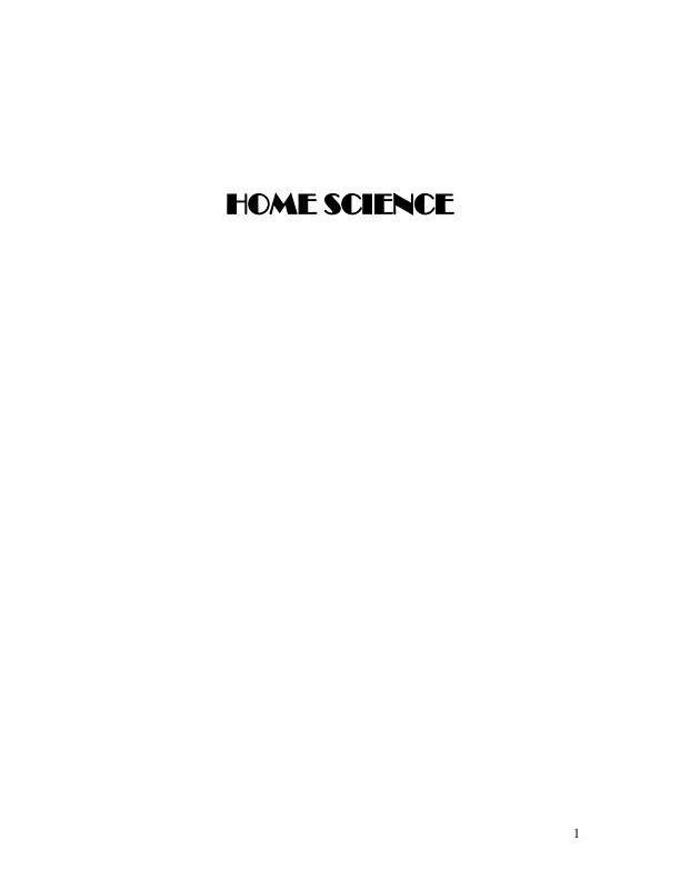 Page 1 – Form 1 and Form 2 Home Science Questions and Answers – Kenyaplex